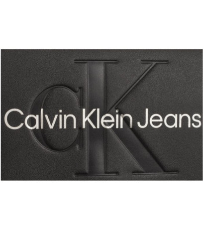 Calvin Klein Sculpted Ew Flap Conv25 Mono Black/Metallic Logo K60K611866 0GL (CK431-a) rankinė