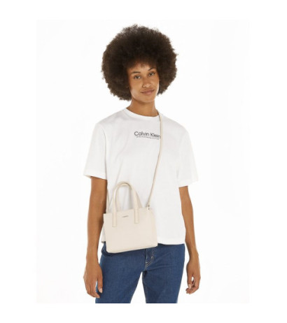 Calvin Klein CK Must Mini Tote Pu/Nubuck DK Ecru K60K611873 PC4 (CK452-a) rankinė