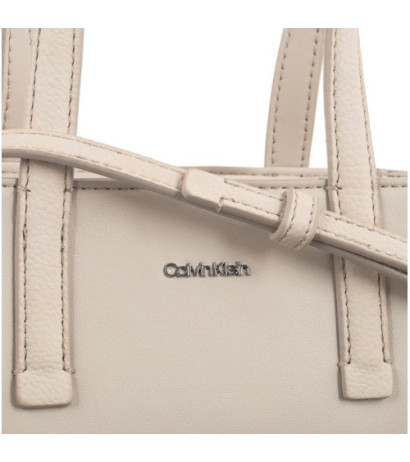 Calvin Klein CK Must Mini Tote Pu/Nubuck DK Ecru K60K611873 PC4 (CK452-a) rankinė