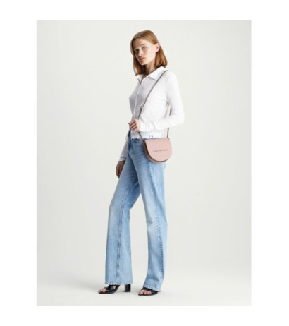 Calvin Klein Sculpted Mini Saddle Bag Pale Conch K60K611966 TFT (CK457-a) rankinė