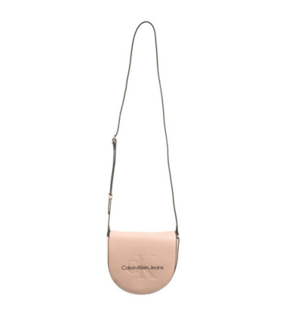 Calvin Klein Sculpted Mini Saddle Bag Pale Conch K60K611966 TFT (CK457-a) rankinė