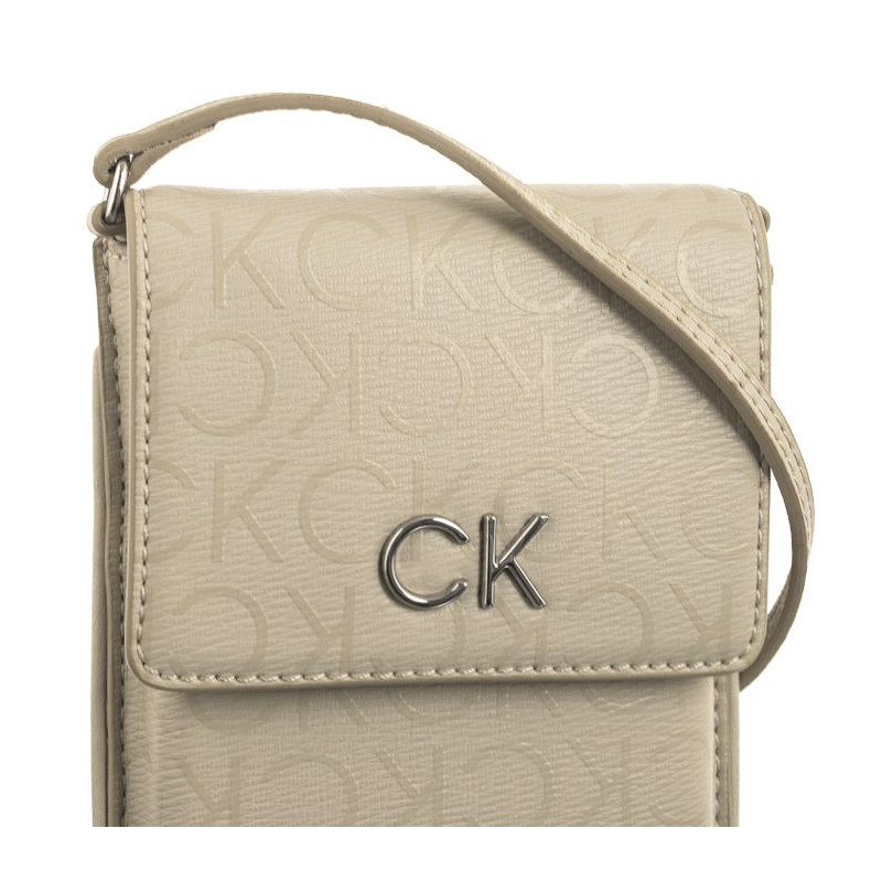 Calvin Klein CK Daily Phone Xbody Epi Mono Stoney Beige/Epi Mono K60K611708 PEA (CK460-a) rankinė