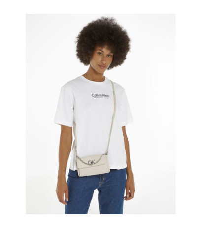 Calvin Klein Re-Lock Mini Crossbody Bag_JCQ Dk Ecru Jacquard Mono K60K611989 PC4 (CK478-a) rankinė