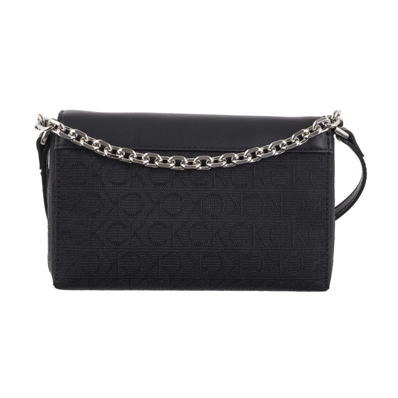 Calvin Klein Re-Lock Mini Crossbody Bag_JCQ Black Jacquard Mono K60K611989 0GK (CK478-b) rankinė