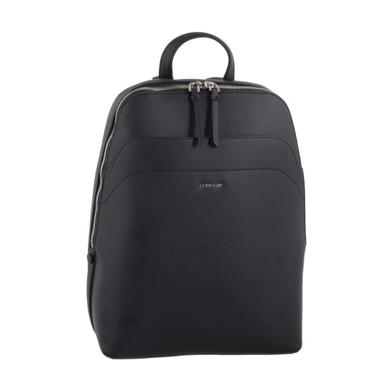 Calvin Klein Business Backpack Saffiano Black/Sand Pebble K60K611676 BEH (CK485-a) kuprinė