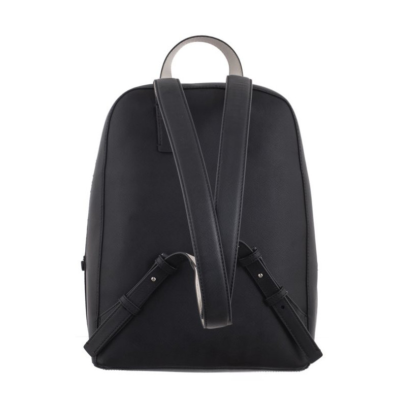 Calvin Klein Business Backpack Saffiano Black/Sand Pebble K60K611676 BEH (CK485-a) kuprinė