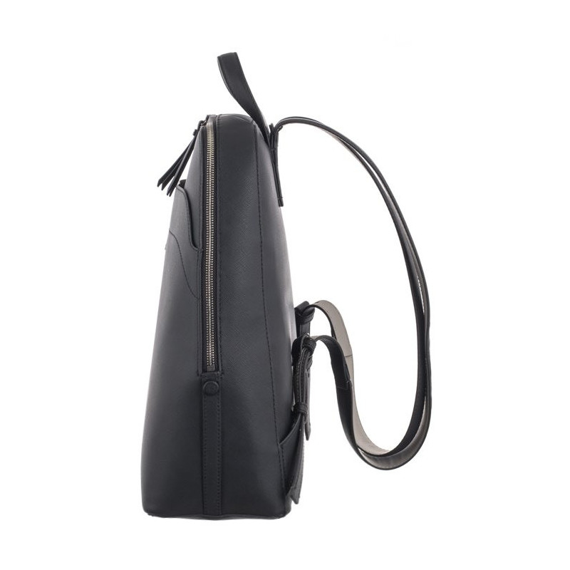 Calvin Klein Business Backpack Saffiano Black/Sand Pebble K60K611676 BEH (CK485-a) kuprinė