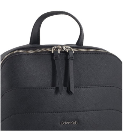 Calvin Klein Business Backpack Saffiano Black/Sand Pebble K60K611676 BEH (CK485-a) kuprinė