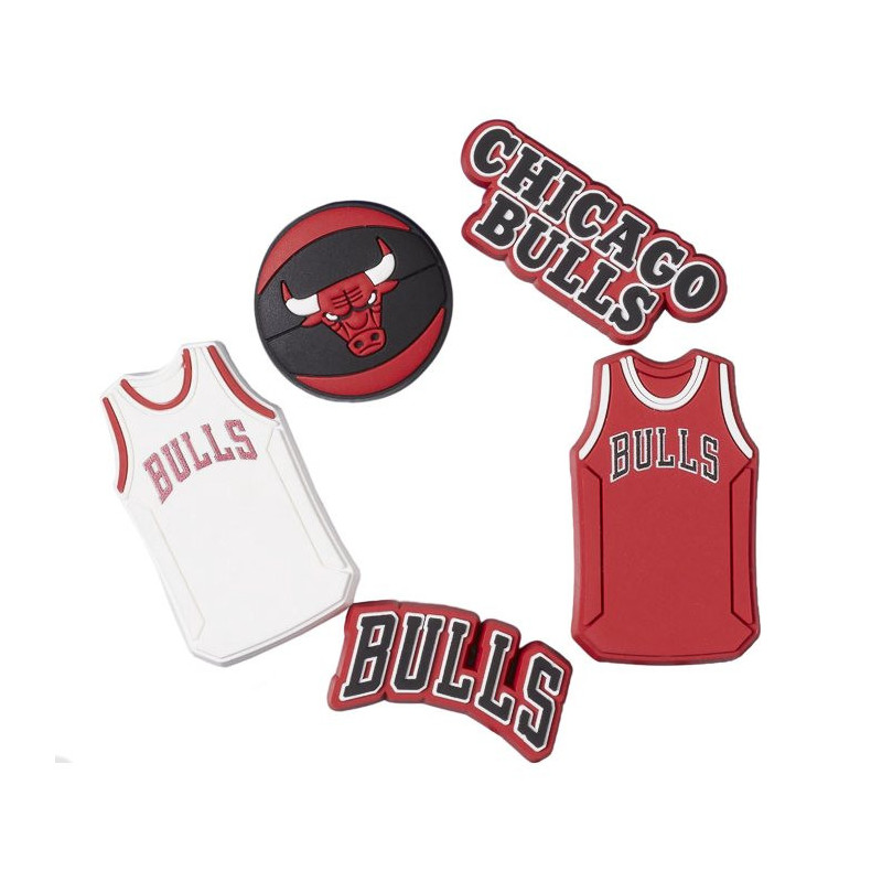 Crocs Jibbitz™ NBA Chicago Bulls 5 Pack 10011280 (CR320-a) aksesuaras