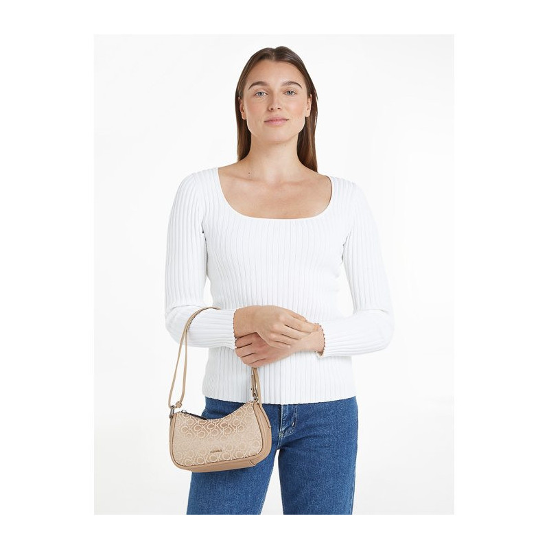 Calvin Klein CK Refine Conv Crossbody_JCQ Chanterelle Mono Jacquard K60K612151 0HE (CK517-a) rankinė