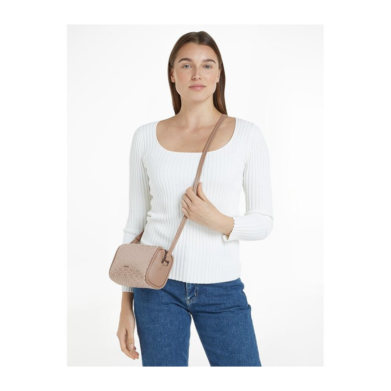 Calvin Klein CK Refine Camera Bag-JCQ Chanterelle Mono Jacquard K60K612335 0HE (CK524-a) rankinė