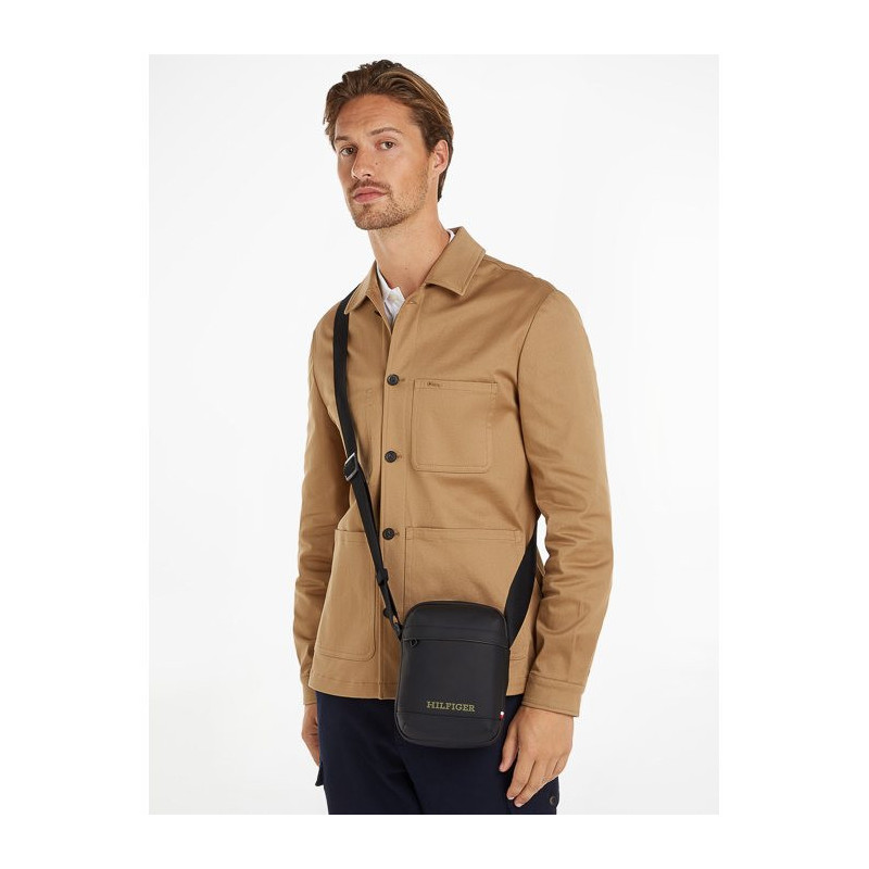Tommy Hilfiger TH Monotype PU Mini Reporter AM0AM12604 BDS (TH1137-a) rankinė