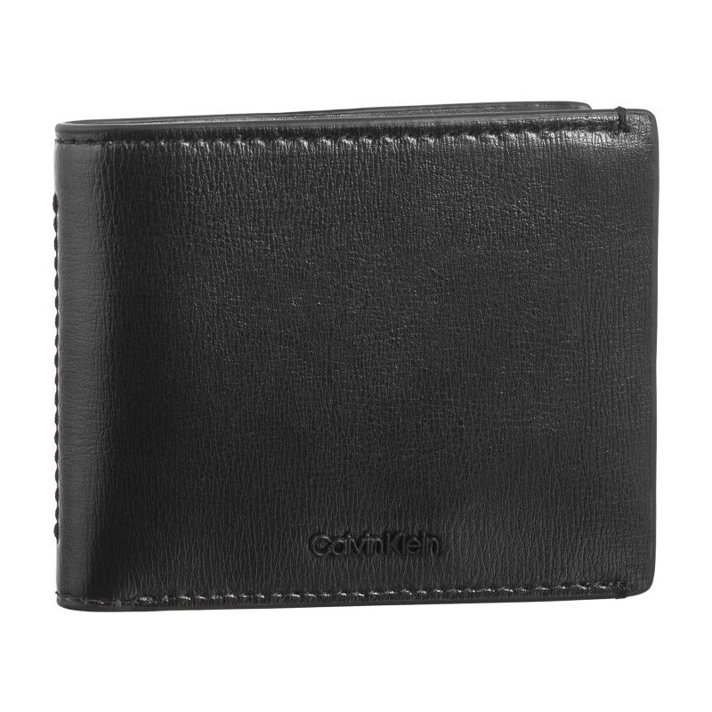 Calvin Klein Clean Esntl Bifold 5CC W/Coin CK Black Palmellato K50K512264 BEH (CK536-a) rankinė