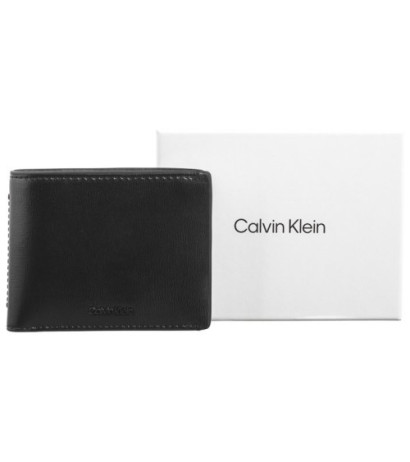 Calvin Klein Clean Esntl Bifold 5CC W/Coin CK Black Palmellato K50K512264 BEH (CK536-a) rankinė