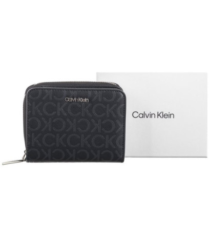 Calvin Klein CK Must MD Zip Around Mono Black Monogram Pu K60K612433 0GM (CK537-a) rankinė