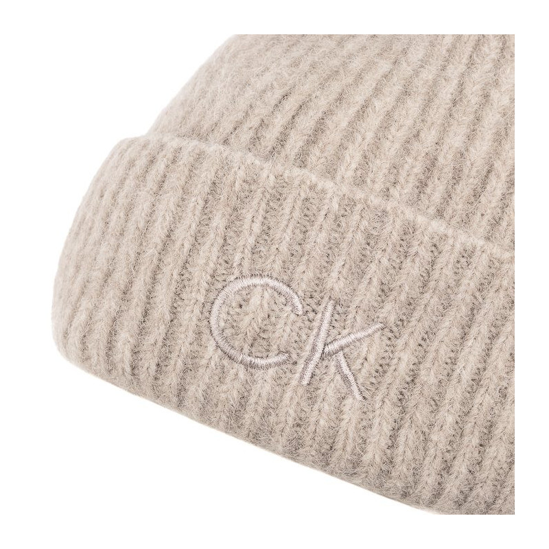 Calvin Klein CK Emboidery Airy Pompom Beanie Gray Morn K60K612586 PCJ (CK552-b) kepurė