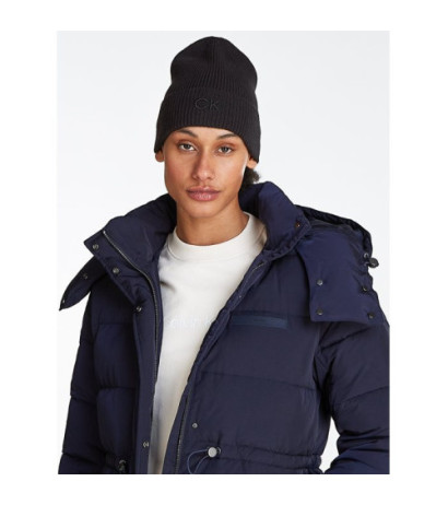 Calvin Klein CK Embroidery Fine Rib Beanie Ck Black K60K612590 BEH (CK554-a) kepurė
