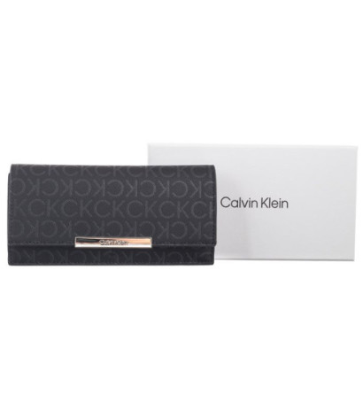 Calvin Klein CK Linear Large Wallet_Mono Black Monogram K60K612444 0GM (CK555-a) rankinė