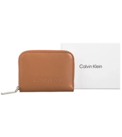 Calvin Klein Embossed Logo Zip MD Wallet Lion K60K612437 GDB (CK563-a) rankinė