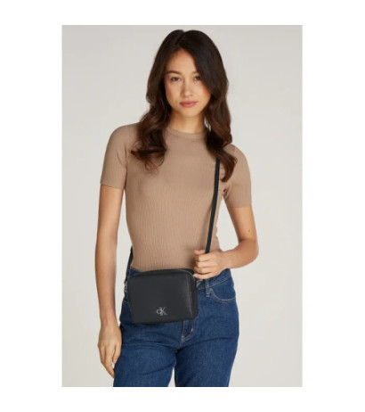 Calvin Klein Minimal Monogram Camera Bag Black K60K612719 BEH (CK565-a) rankinė