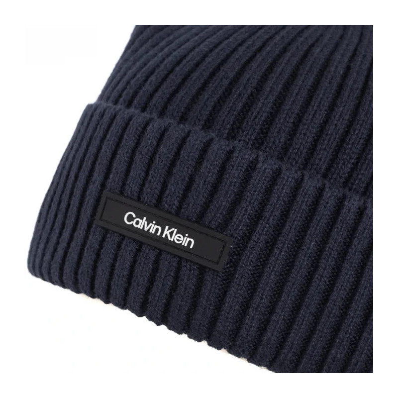 Calvin Klein Classic Cotton Rib Beanie Ck Navy K50K512362 BA7 (CK540-b) kepurė