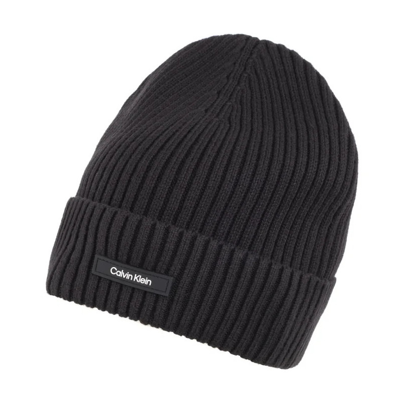 Calvin Klein Gs Classic Rib Beanie+Scarf Ck Black K50K512389 BEH (CK577-a) kepurė