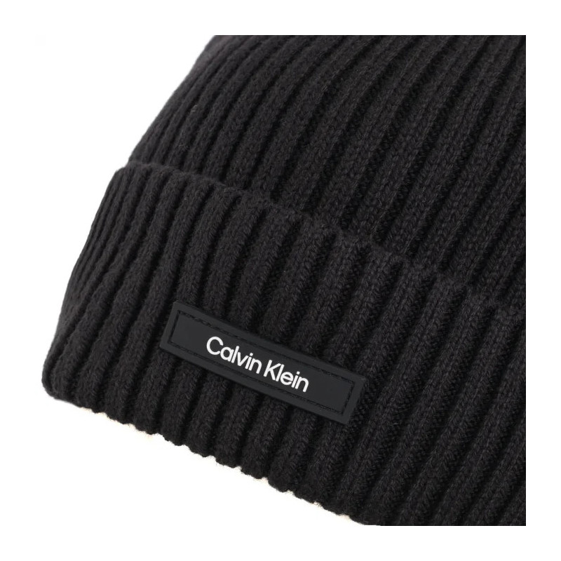 Calvin Klein Gs Classic Rib Beanie+Scarf Ck Black K50K512389 BEH (CK577-a) kepurė