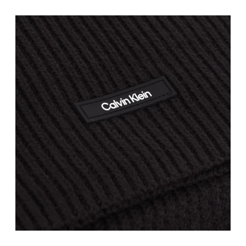 Calvin Klein Gs Classic Rib Beanie+Scarf Ck Black K50K512389 BEH (CK577-a) kepurė