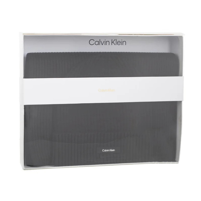Calvin Klein Gs Classic Rib Beanie+Scarf Ck Black K50K512389 BEH (CK577-a) kepurė