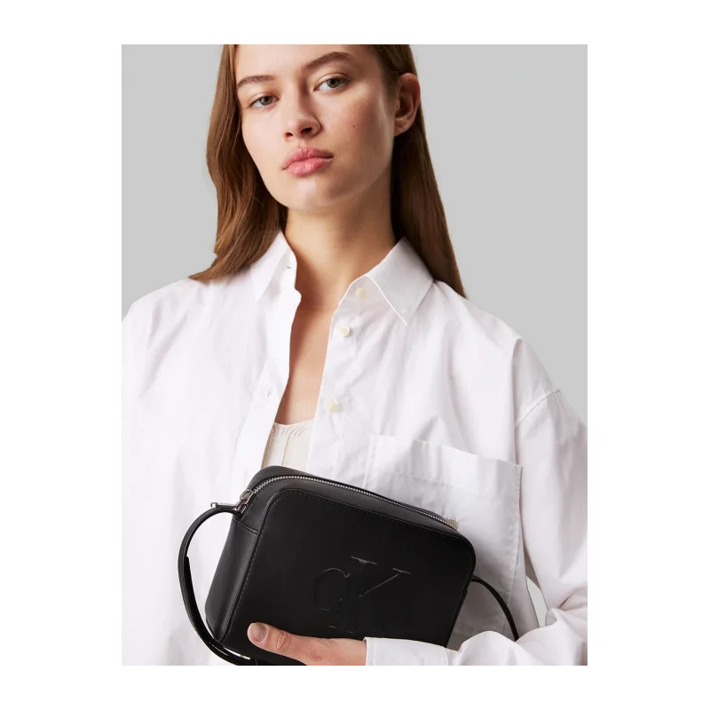 Calvin Klein Sculpted Camera Bag Deboss Black K60K612726 BEH (CK583-a) rankinė