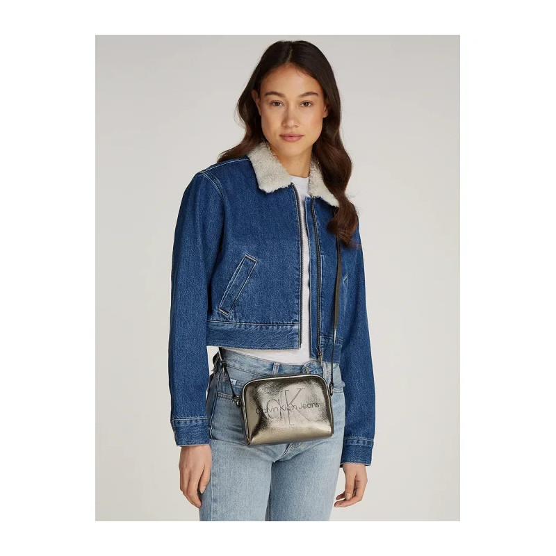 Calvin Klein Sculpted Camera Bag Tum Gunmetal K60K612731 ADA (CK584-a) rankinė