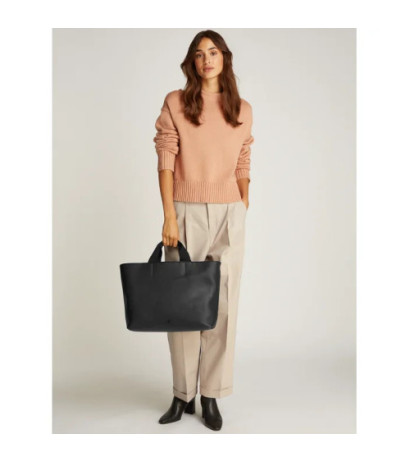 Calvin Klein Over Webbing Tote Pu Black K60K612710 BEH (CK586-a) rankinė