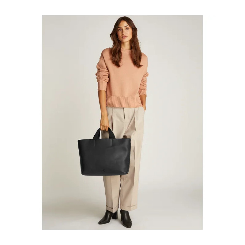 Calvin Klein Over Webbing Tote Pu Black K60K612710 BEH (CK586-a) rankinė