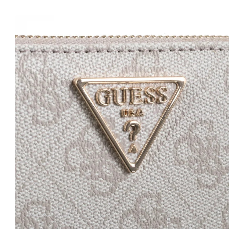 Guess Laurel Slg Medium Zip Around SWSG85 00140 Bone Logo (GU668-c) rankinė