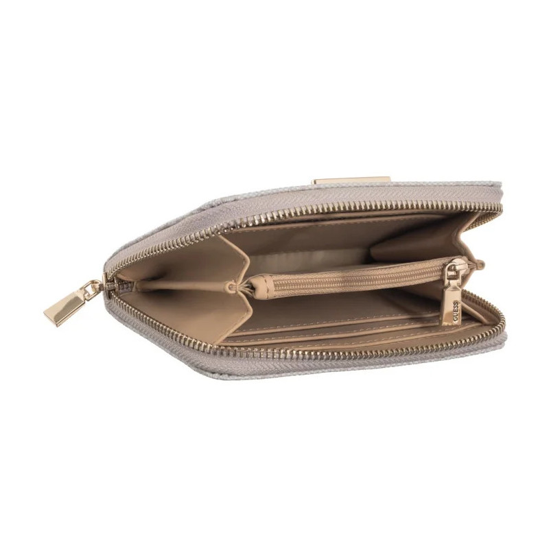 Guess Laurel Slg Medium Zip Around SWSG85 00140 Bone Logo (GU668-c) rankinė