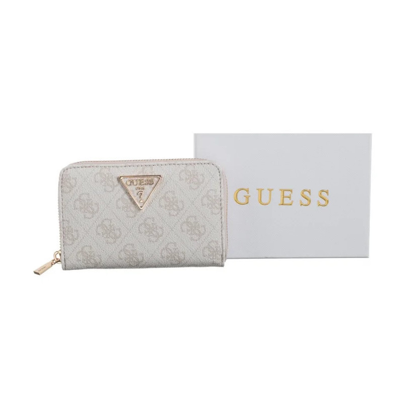 Guess Laurel Slg Medium Zip Around SWSG85 00140 Bone Logo (GU668-c) rankinė
