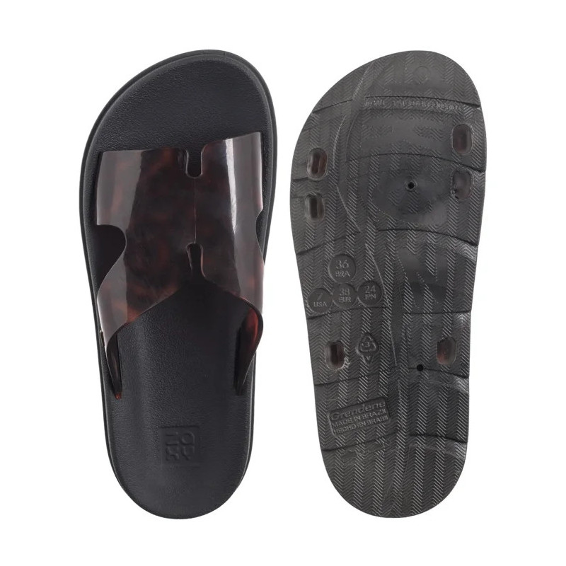 Zaxy Daily New AD RR285022/BH626 Czarny/Leopard (ZA200-a) Moteriški batai/šlepetės