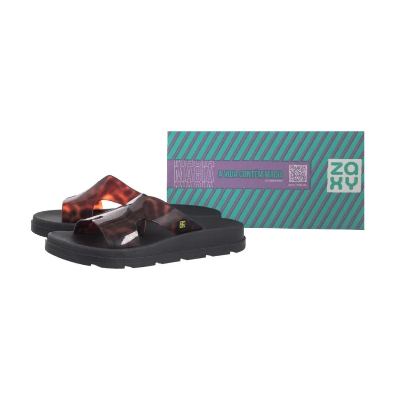 Zaxy Daily New AD RR285022/BH626 Czarny/Leopard (ZA200-a) Moteriški batai/šlepetės
