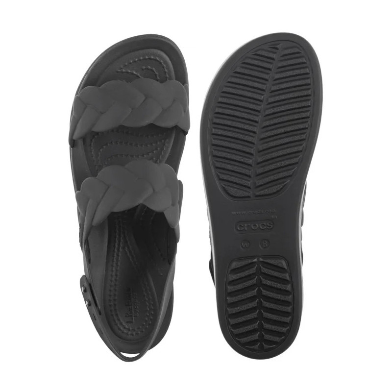 Crocs Brooklyn Woven Upper Lw Black/Black 209977-060 (CR383-b) bateliai