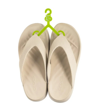 Crocs Getaway Groove Platform Flip Sandstone 210700-0LH (CR385-a) šlepetės