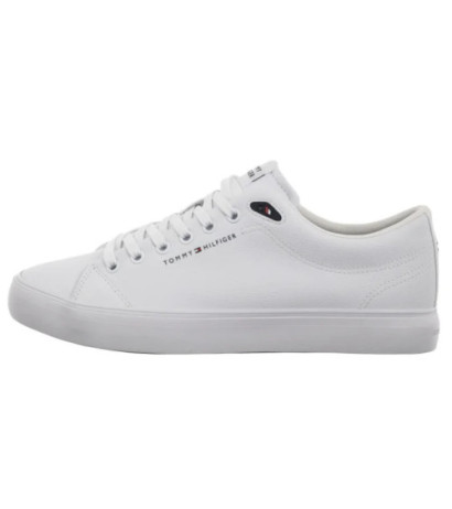 Tommy Hilfiger TH Hi Vulc Core Low Lth II Ess White FM0FM05511 YBS (TH1346-a) sportiniai bateliai