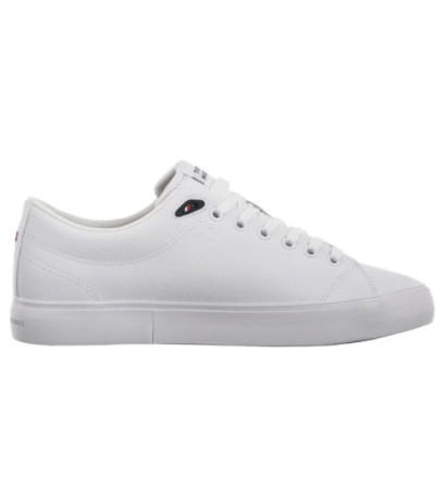 Tommy Hilfiger TH Hi Vulc Core Low Lth II Ess White FM0FM05511 YBS (TH1346-a) sportiniai bateliai