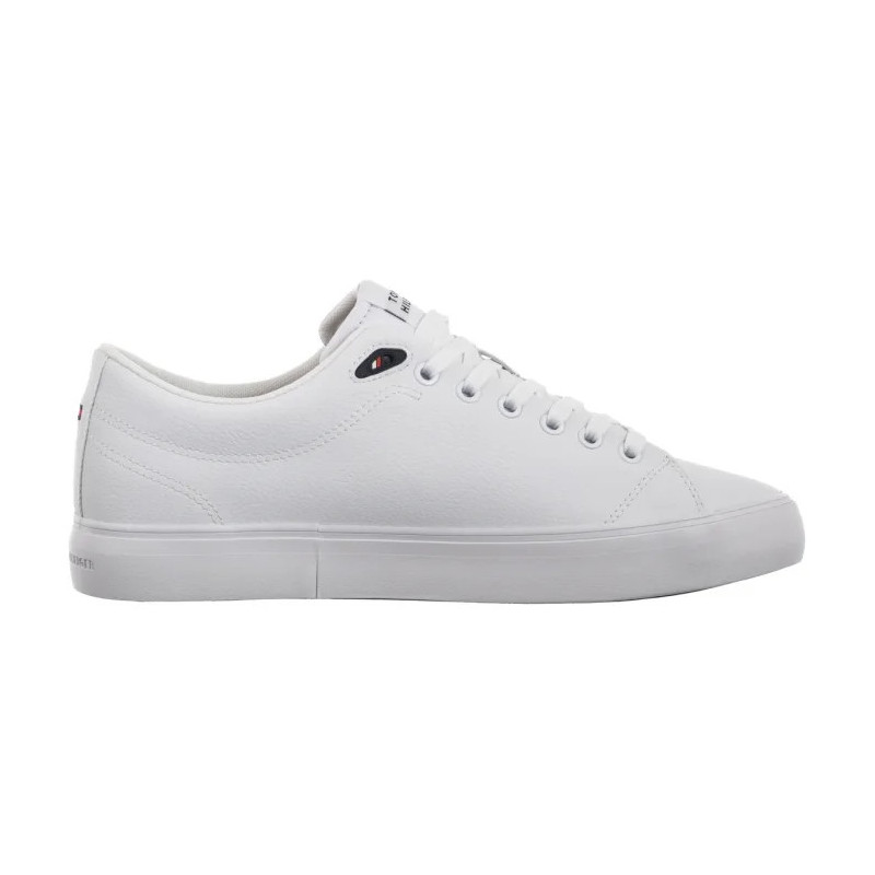 Tommy Hilfiger TH Hi Vulc Core Low Lth II Ess White FM0FM05511 YBS (TH1346-a) sportiniai bateliai