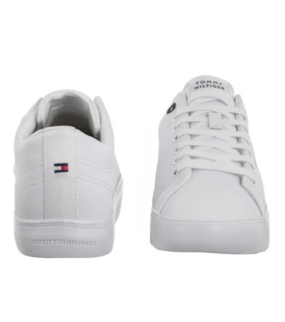Tommy Hilfiger TH Hi Vulc Core Low Lth II Ess White FM0FM05511 YBS (TH1346-a) sportiniai bateliai