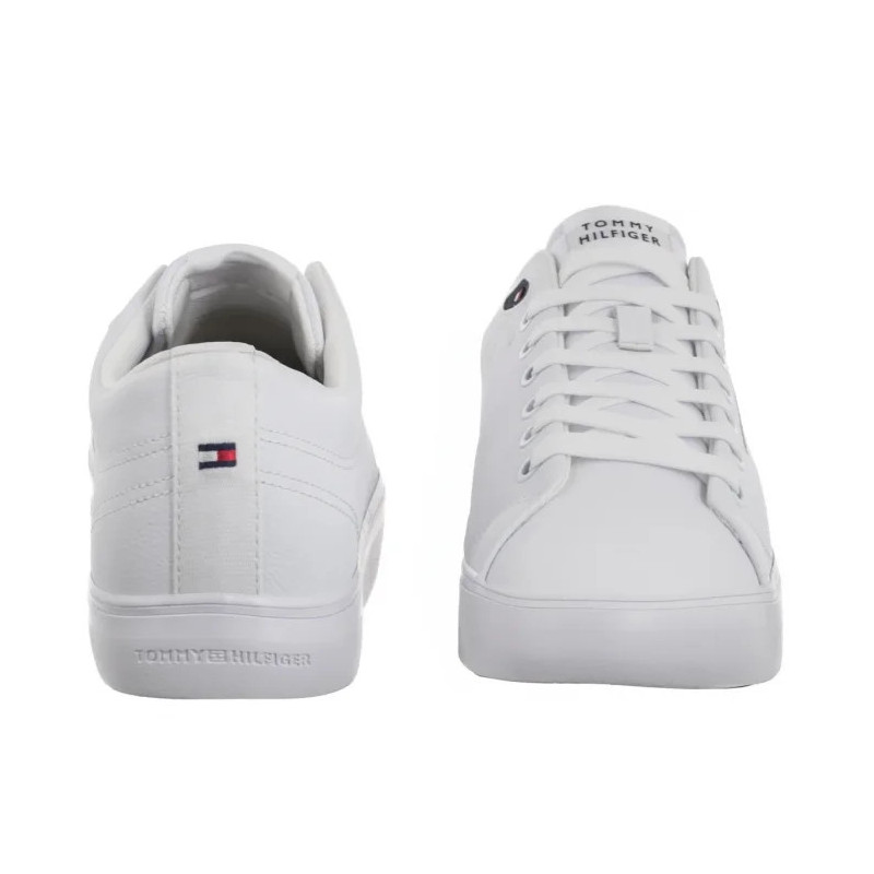 Tommy Hilfiger TH Hi Vulc Core Low Lth II Ess White FM0FM05511 YBS (TH1346-a) sportiniai bateliai
