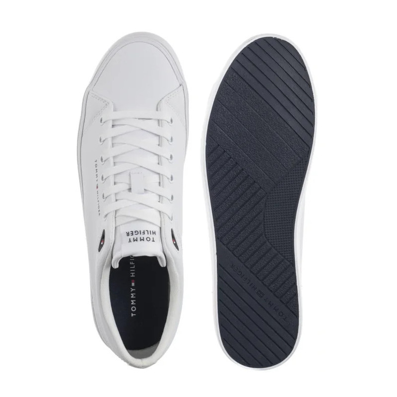 Tommy Hilfiger TH Hi Vulc Core Low Lth II Ess White FM0FM05511 YBS (TH1346-a) sportiniai bateliai