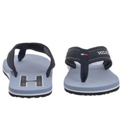 Tommy Hilfiger Hilfiger H Padded Beach Sandal Brisk Blue FM0FM05536 C2B (TH1348-a) batai