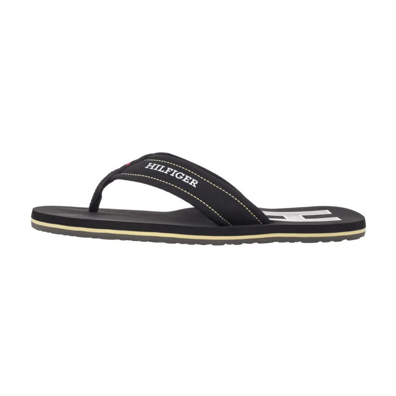 Tommy Hilfiger Hilfiger H Padded Beach Sandal Black FM0FM05536 BDS (TH1348-b) batai