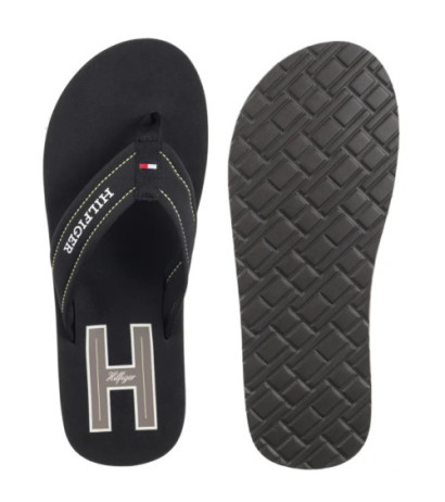 Tommy Hilfiger Hilfiger H Padded Beach Sandal Black FM0FM05536 BDS (TH1348-b) batai