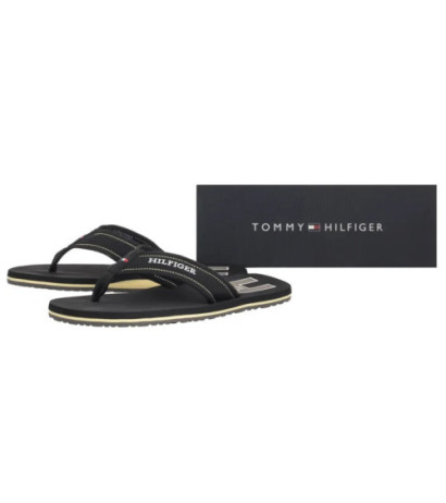 Tommy Hilfiger Hilfiger H Padded Beach Sandal Black FM0FM05536 BDS (TH1348-b) batai